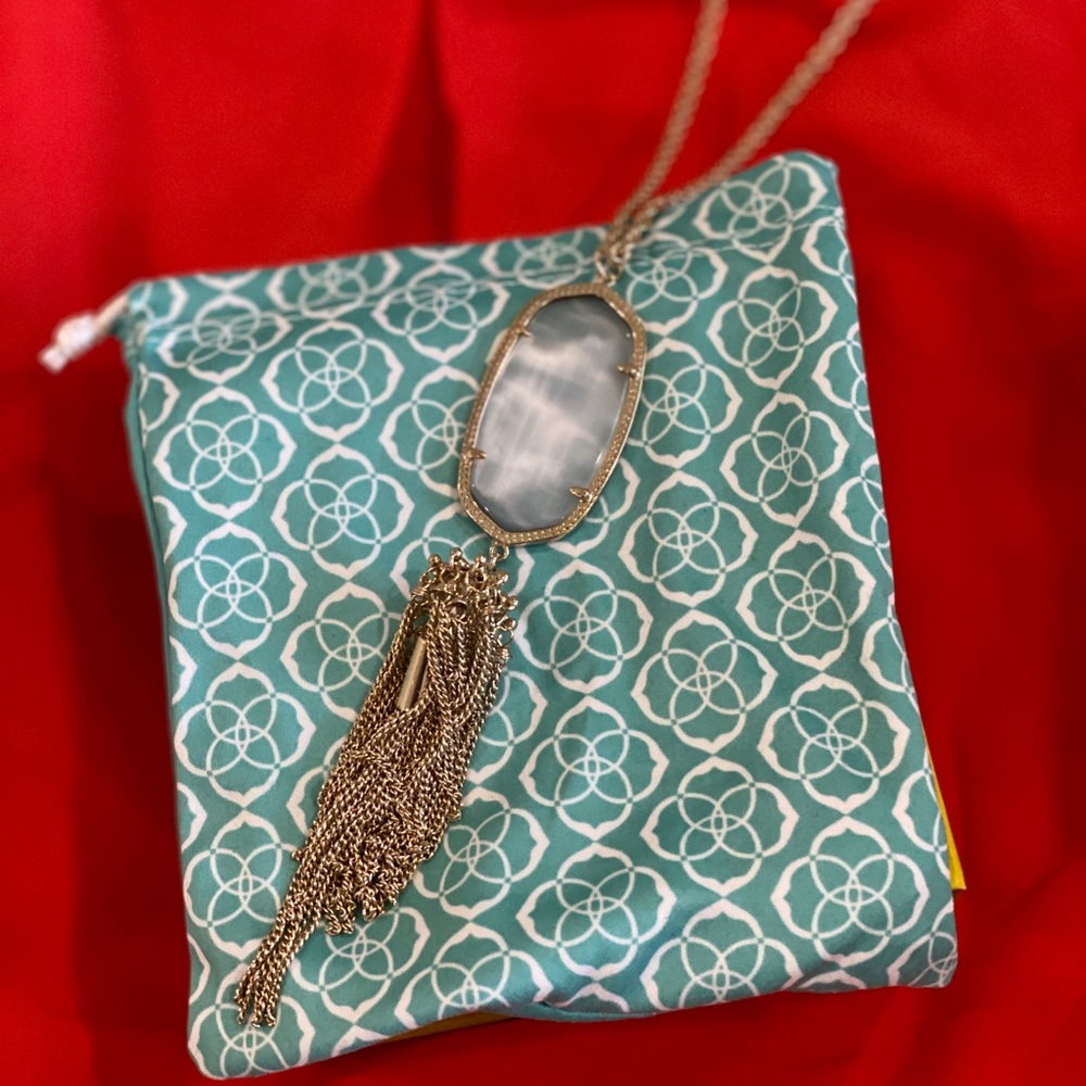 Kendra Scott Gray Rayne Necklace.